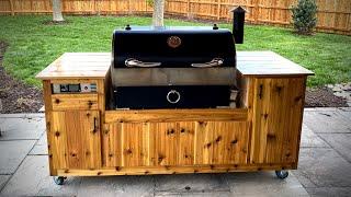 DIY Rec Tec 700 Grill Cart - Class up that Pellet Smoker with a Built-In Look!