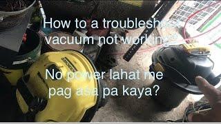 How to a troubleshoot this vacuum cleaner? Issue no power #lotosbrand #doityourselftv