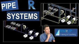 How to Create Pipe Systems in Revit MEP Tutorial