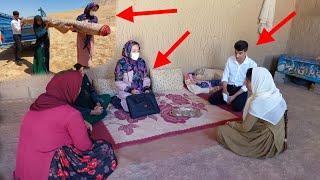 end of nomadic conflict by dividing property of the unfaithful husband between twowives