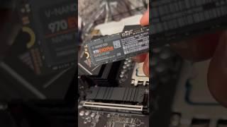 Installing #Samsung 2TB 970 EVO Plus NVMe M.2 SSD 3500MB Read Speed  #computer #technology #pc #ssd