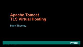 Apache Tomcat: TLS Virtual Hosting