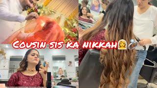 |2nd vlog|Cousin’s Nikkah Day‍️ |Migraine Hit Kargaya 