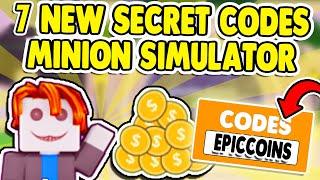 7 ALL WORKING ROBLOX MINION SIMULATOR CODES FOR MINIONS AND GOLDS