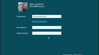 How to change windows 8 password