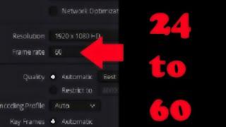 How To Change Output Frame Rate After Completed Project - Davinci Resolve