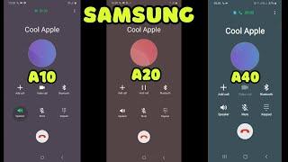 Samsung Galaxy A10 vs A20 vs A40 Screen Record/ Incoming calls