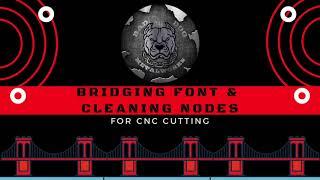 Inkscape Tutorial: Bridging Font & Cleaning Nodes for CNC Cutting