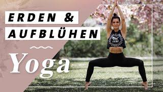 15 Min. Yoga zum Erden und Zentrieren | Stabilität & Innere Ruhe im Kirschblüten-Meer | No Hands!