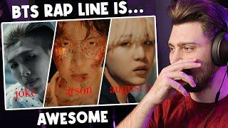 These 3 BTS Rap Line songs are BRUTAL (And awesome) - Music Producer Reaction