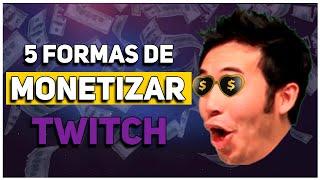 5 Formas de GANHAR DINHEIRO na TWITCH