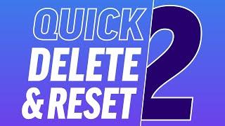 Quick Delete & Reset 2 for After Effects