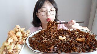 짜장면이 땡겨서‍️탕수육과 쟁반짜장 먹방주기적으로 먹어줘야 해 REALSOUND MUKBANG | Jjajangmyeon :D