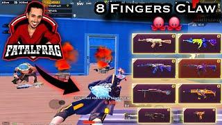  Fingers Claw  I Kill Enemies  With Weapons Upgraded Full Max  | PUBG MOBILE