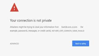 How to Fix Your Connection is Not Private