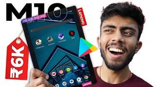 I Bought Cheapest Tablet From Amazon!  6000/- RS Running Games & Apps * Lenovo M10*