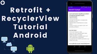 Android Retrofit RecyclerView Tutorial 2021 | Getting JSON Response From Api