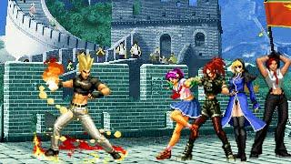 [KOF Mugen] C-Benimaru Vs Super KOF Girls