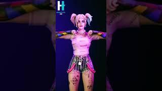 Harley Quinn | Fornite| 3D Animation #cosplay #harleyquinn #dccomics