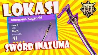 Lokasi Sword Inazuma! Cara Dapat Amenoma Kageuchi Genshin Impact Indonesia