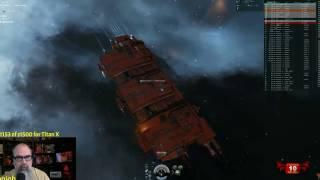 Rhea Survives Attack from 100 Coecer Gank Fleet During Burn Jita | EVE Online | Feb 2017