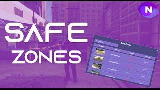 [FiveM][Script] | SAFE ZONES 2.0 with UI | Nuvil Store®