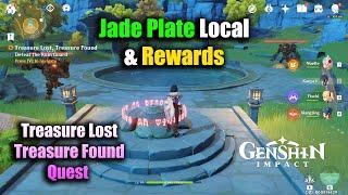 Genshin Impact Treasure Lost Treasure Found Jade Plate Local & Rewards