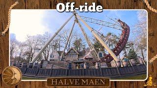 [#Efteling 4K] Halve Maen - Off-ride