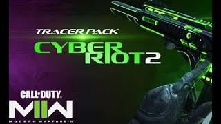 COD MW2 | MW3 Tracer Pack CYBER RIOT 2 Weapon Bundle Hard Unlocked PS XBOX PC - Ultra Rare