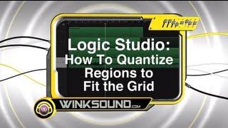 Logic Pro: How To Adjust Regions To Fit The Grid | WinkSound