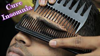 Best Comb Massage For Cure Insomnia ASMR Hair Combing 3dSound