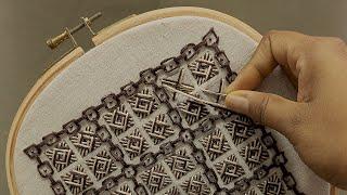 Easy Geometric Embroidery for Beginners: Create Stunning Patterns Step by Step Tutorial