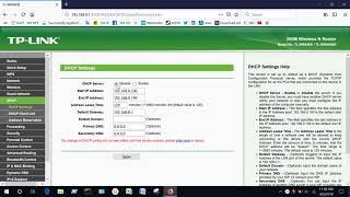 Disable DHCP Setting  On TP Link Router !! Disable DHCP Server On TP Link Router
