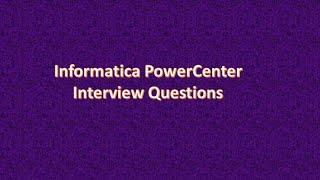 Informatica interview questions and answers FullVideo V2 including Unix and SQL interview questions