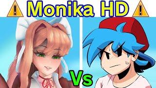 I Tried Monika HD Mod… | Friday Night Funkin