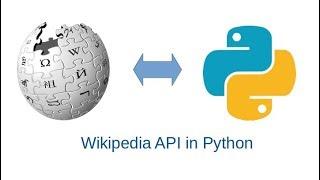 Wikipedia API in Python