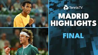Andrey Rublev vs Felix Auger-Aliassime For The Title  | Madrid 2024 Highlights