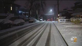 Pittsburgh Weather: Roads Shut Down As Snow Creates Slick Conditions