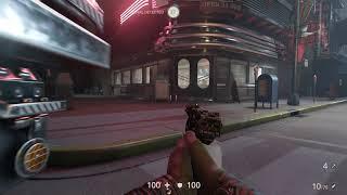 Wolfenstein II: The New Colossus - Roswell Downtown District Übercommander Shootout (Almost Stealth)