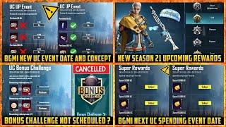  UC EVENT ( Release Date and Concept ) in BGMI | Wolf Outfit Cancelled for BGMI | C7S21 Rewards