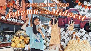 Autumn in the Midwest  book shopping, thrifting, cozy coffee shops, small town vibes | travel vlog