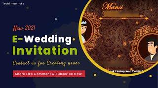 How to Create E-Wedding Invitations | Wedding Invitations 2021