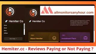 hemiter.cc, Reviews Paying Or Not Paying ? #all_hyip #HYIP_daily_update #NEW_HYIP #HYIP_monitor