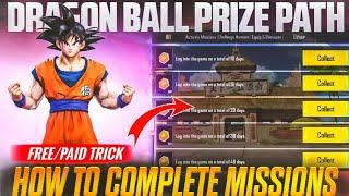 Dragon Ball Prize Path Missions Explained BGMI/PUBG | Dragon Ball Prize Path Max Out Level 40 Tricks