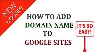 how to add custom domain name to google sites