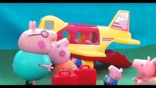 Мультфильм игрушками Свинка Пиги Peppa  Свинка на пляже Подборка серий Сборник Лето Солнце Море Пляж
