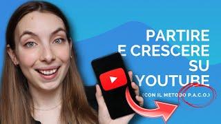 Iniziare e Crescere su YOUTUBE con il METODO PACO!