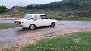 Lada drift vaz 2105 gas turbo donuts welded diff