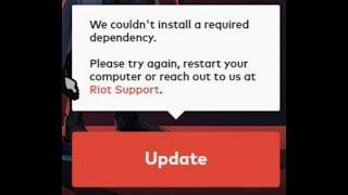 How to fix VALORANT's "We couldn't install a required dependency" bug