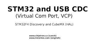 STM32 USB CDC (Virtual Com Port) with CubeMX HAL in 6 minutes